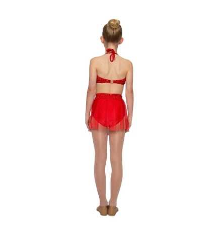 Red "Charlotte" Child Lyrical/Contemporary Dance Costume