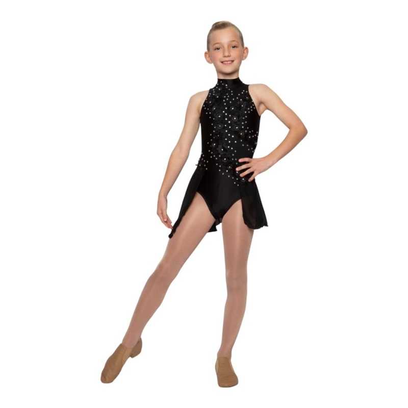 Black "Dee Dee" Child Lyrical/Contemporary Dance Costume