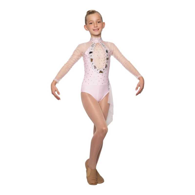 Light Pink "Kayla" Child Lyrical/Contemporary Dance Costume