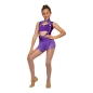 Dark Purple-Silver "Suzie Sparkle" Child Jazz/Tap Costume