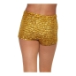 Gold Unisex Sequin Shorts Gold Unisex Sequin Shorts