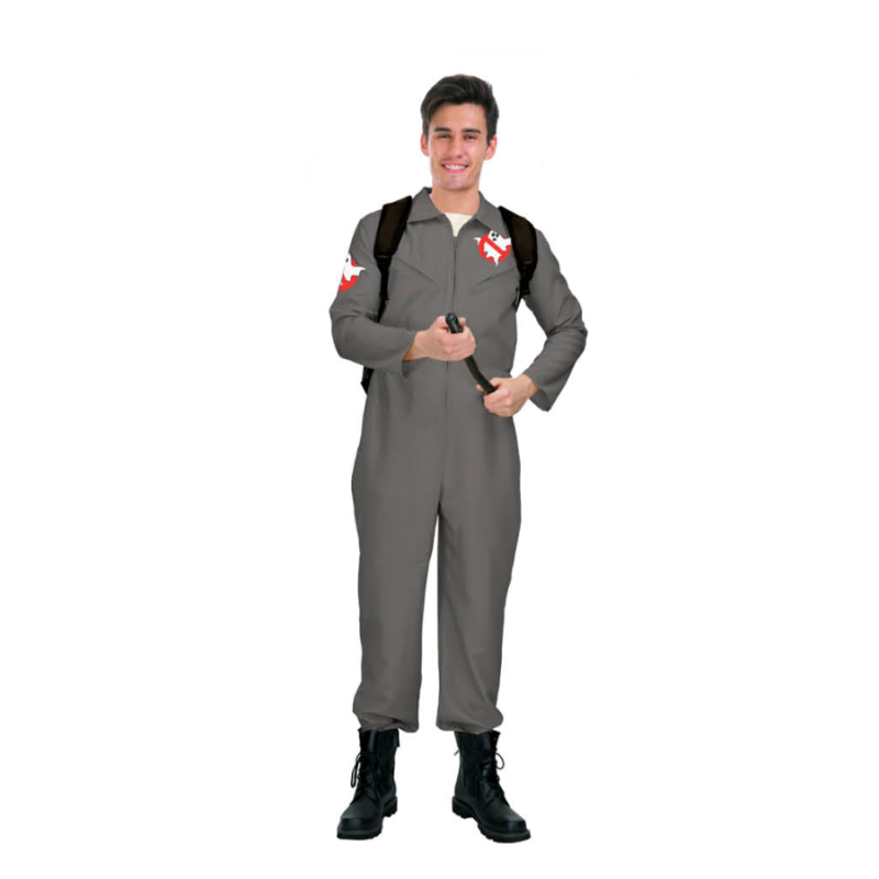 Ghost Fighter Grey Overall Costume Ghost Fighter Grey Overall Costume
