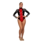 Ringmaster Beaded Bodysuit Red-Black-Silver Ringmaster Beaded Bodysuit Red-Black-Silver