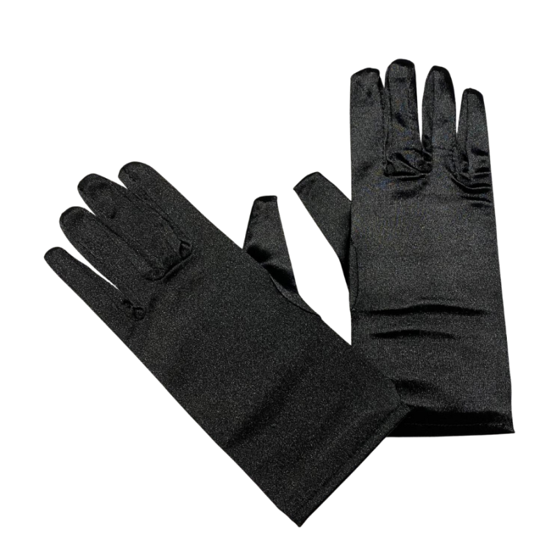 Black Short Wrist Lycra Glove
