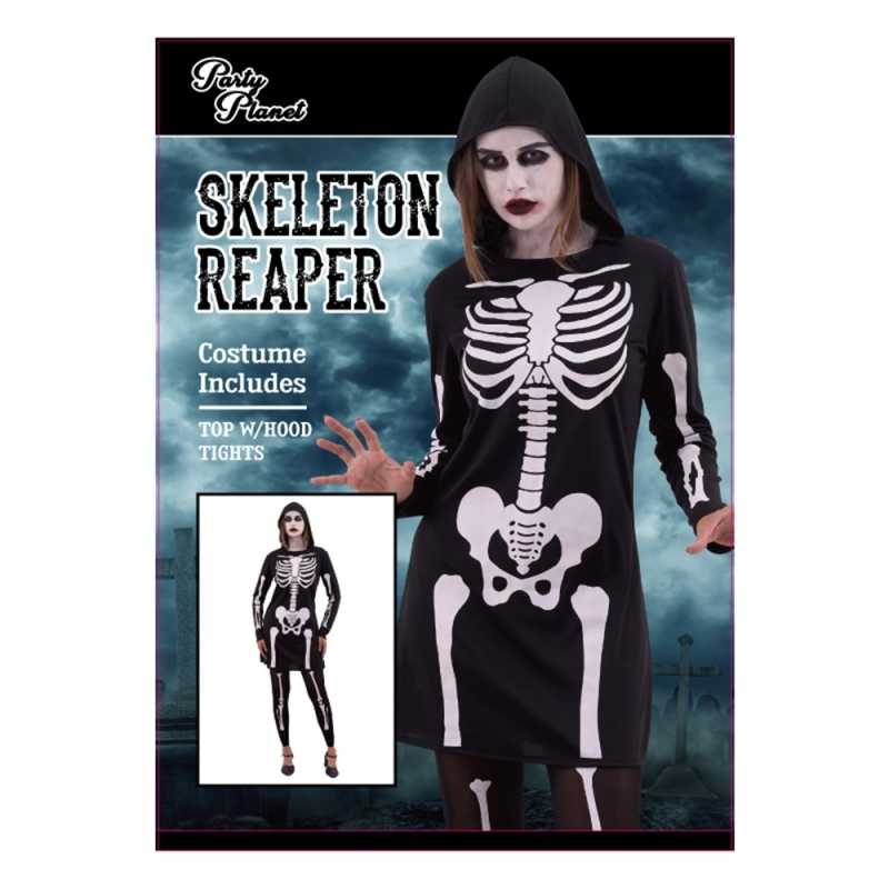 Skeleton Reaper Halloween Costume