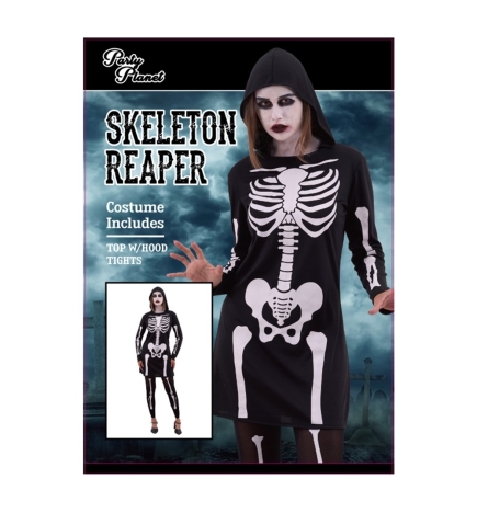 Skeleton Reaper Halloween Costume