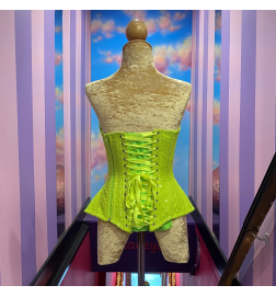 Neon Green Candy Sequin Corset