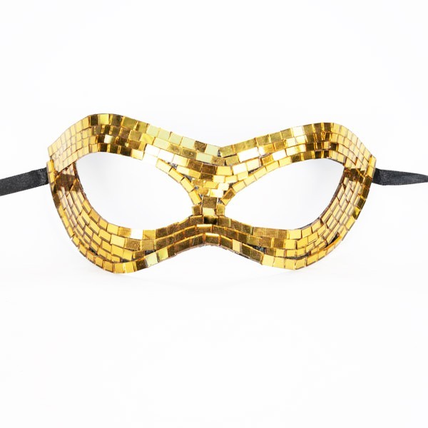Gold Mirrored Mask