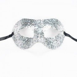 Glitter Mask Silver