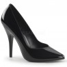 Pleaser Seduce 420 Pump Black Patent