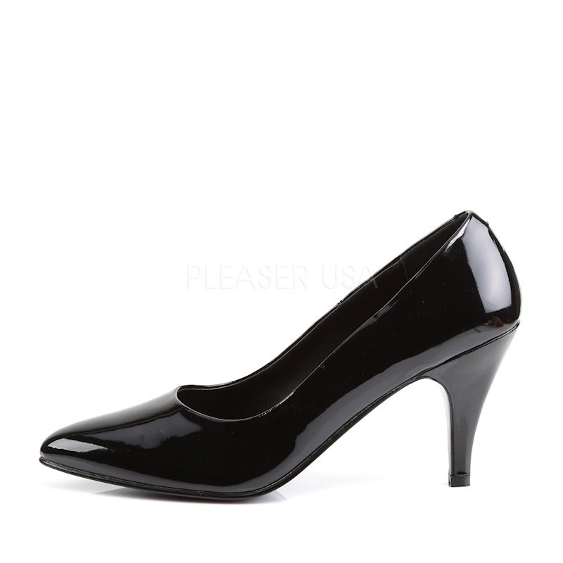 Pump 420 Black Patent Funtasma