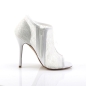 EOL - Amuse 56 Open Toe Lace Bootie Ivory Fabulicious