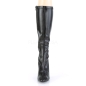 Seduce 2000 Stretch Boot Faux Leather Black PU Pleaser