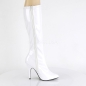 EOL - Seduce 2000 Stretch Boot White Patent Pleaser