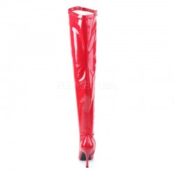 Pleaser Funtasma Lust 3000 Thigh High Boot Red