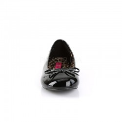 Pink Label Anna 01 Ballet Flat Shoe Black Patent