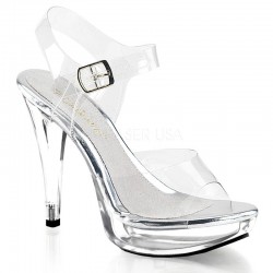 Cocktail 508 Strap Sandal Clear Fabulicious