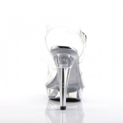 Fabulicious Cocktail 508 Strap Sandal Clear