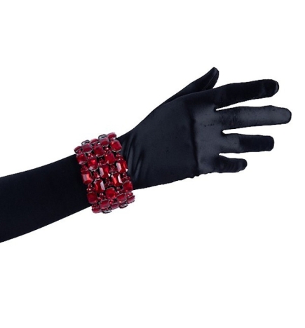 Red Crystal Diamante Bracelet No 2