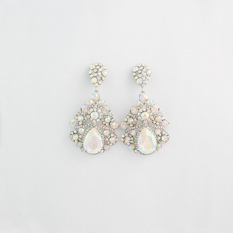 Aurora Borealis Crystal Diamante Earring E20