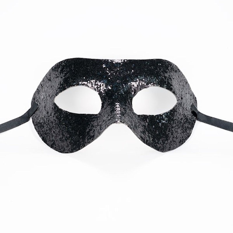 Glitter Mask Black