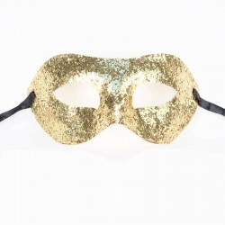 Glitter Mask Gold