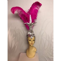 Tivoli Mirror and Feather Showgirl Headpiece