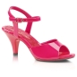 Fabulicious Hot Pink Patent Belle 309 Strap Sandal