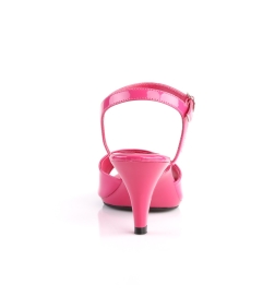 Fabulicious Hot Pink Patent Belle 309 Strap Sandal