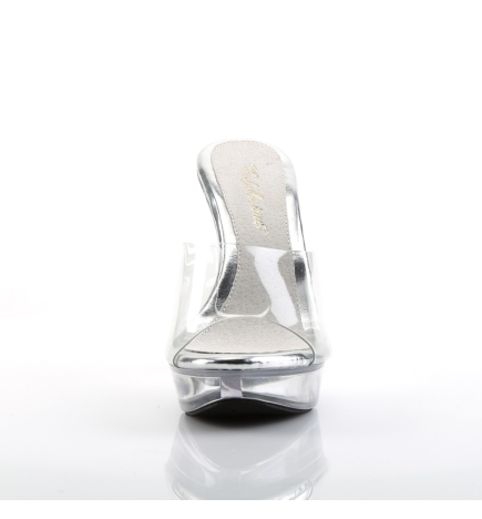 Cocktail 501 Slip on Sandal Clear Fabulicious