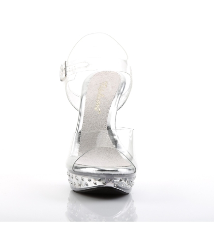 Cocktail 508 SDT Strap Sandal Clear Fabulicious