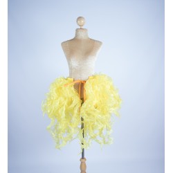 Organza Bustle Seaweed Skirt Yellow