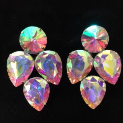 Aurora Borealis Crystal Earring S14