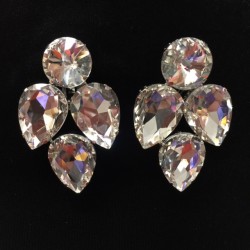Clear Crystal Diamante Earring S13