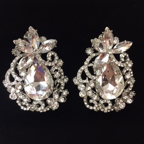 Clear Crystal Diamante Earring E13