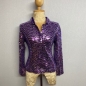 Dark Purple Children's Sequin Button Jacket Dark Purple Children's Sequin Button Jacket