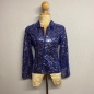 Royal Blue Children's Sequin Button Jacket