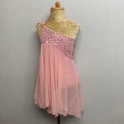 Light Pink Tangled Waters Chiffon Dress