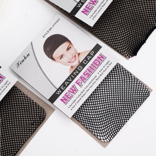 Black Fishnet Hair Wig Cap