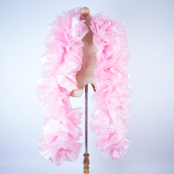 Light Pink Fluffy Crystal Organza Boa 250cm