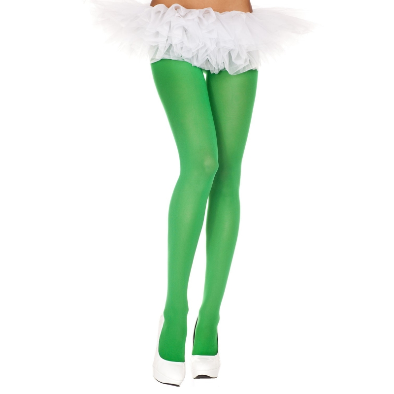 Music Legs Kelly Green Opaque Tights Music Legs Kelly Green Opaque Tights