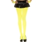 Music Legs Neon Yellow Opaque Tights