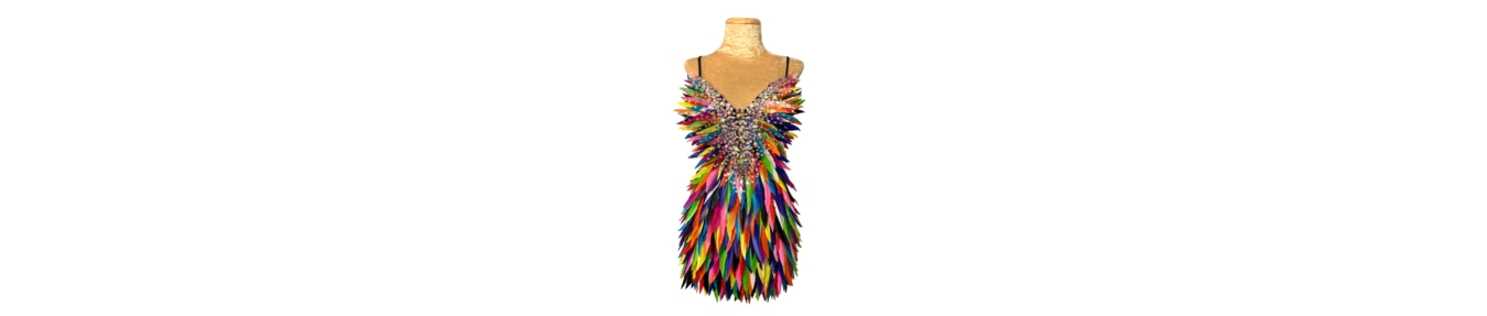 Deluxe Feather Dresses – Luxury Stage & Drag Glamour | House of Priscilla