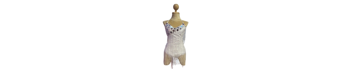 Mirror Sequin Fringe Bodysuits | Angie Performance & Dance Wear